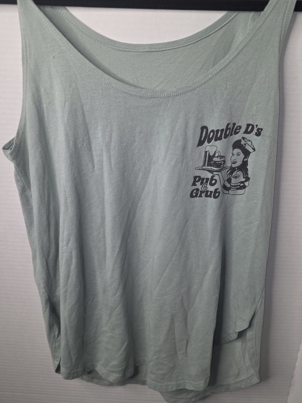 Women's Mint Green Scoop Tank